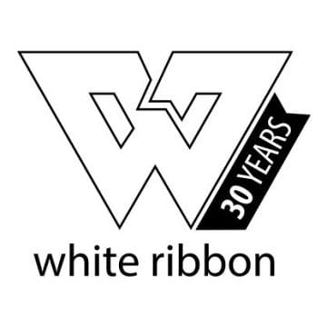white ribbon canada
